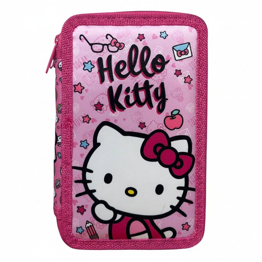 Astuccio 3 Zip Hello Kitty Completo – Scuola Elementare