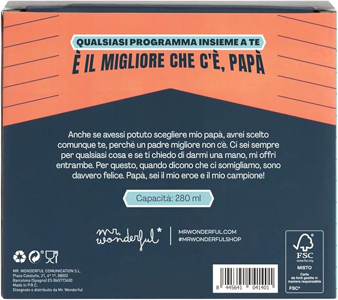 Mr.Wonderful: Tazza "Papà, sei eccezionale. Come te non ce n'è un altro uguale"