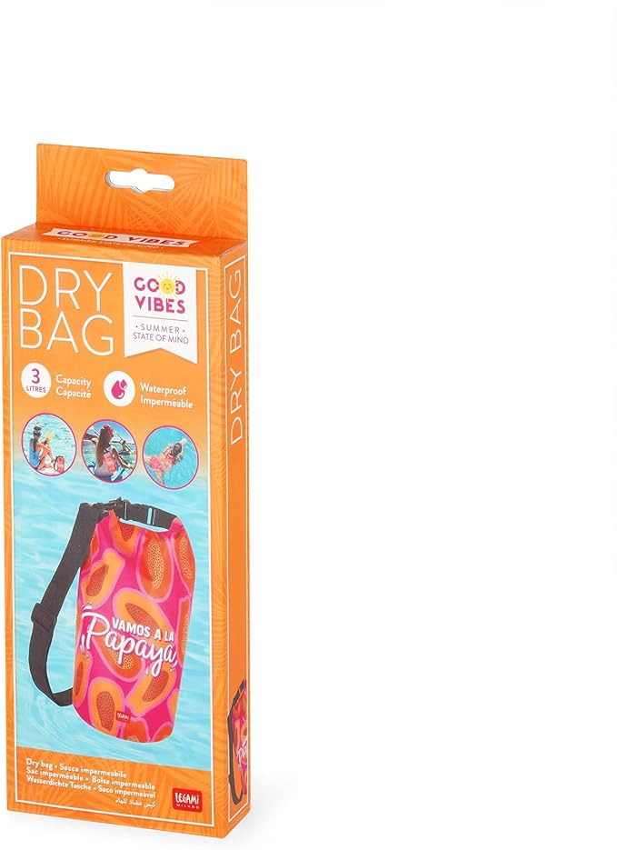 Sacca Impermeabile 3L Legami – Vamos a la Papaya Dry Bag