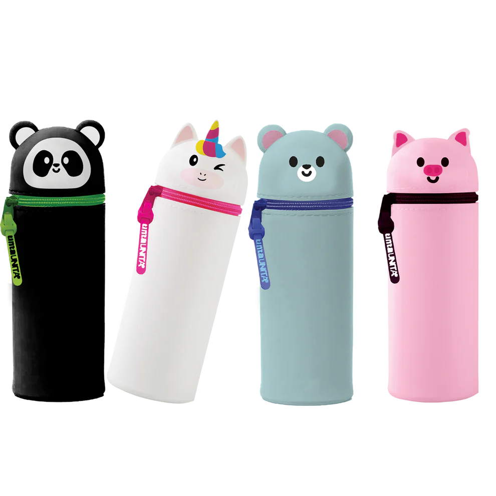 Astuccio Verticale in Silicone Tinta Unita Zoo – Sta in Piedi, 18,5x6,3 cm
