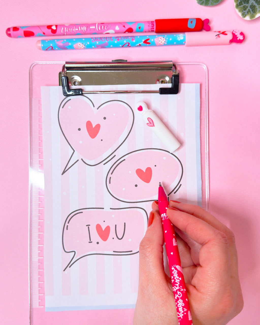 Tinta Unita: Set penne cancellabili Limited Edition LOVE tintaUNITA