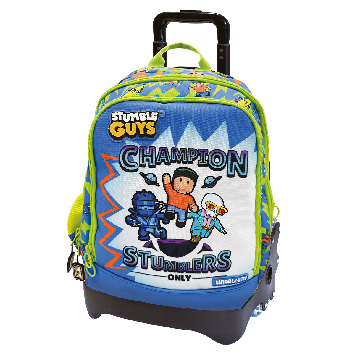Trolley Scolastico Cross Stumble Guys Azzurro 28L – Tinta Unita