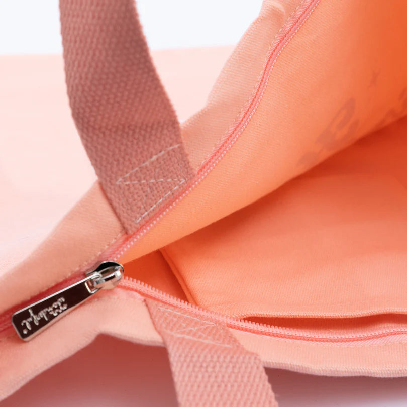 Mr.Wonderful: Borsa di tela tote bag arancione - Così come sono, sono fenomenale