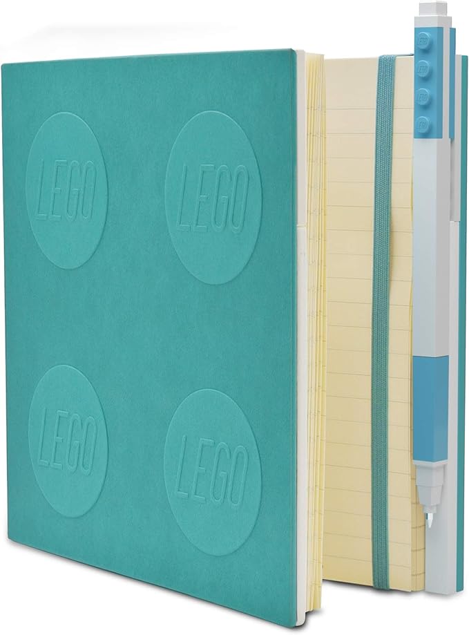 Lego: Quaderno con chiusura e penna gel