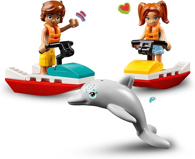 Lego: LEGO Friends Moto d’Acqua, Bagnino sulla Spiaggia di Heartlake City da Costruire