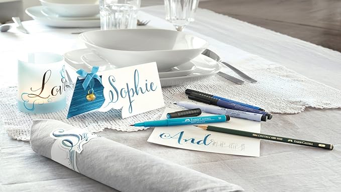 Faber Castell: set 6 PITT artist pens black