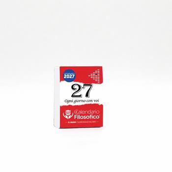 Calendario Filosofico 2027 – Formato A8 Mignon (5,2×7,2 cm) Tascabile