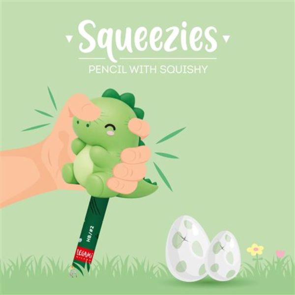 Matita con Squishy Dino – Legami Squeezies | Scuola & Divertimento