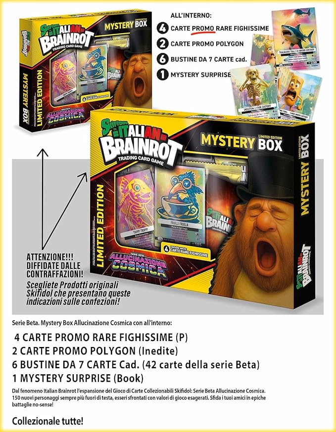 Skifidol Italian Brainrot Allucinazione Cosmica Mistery Box