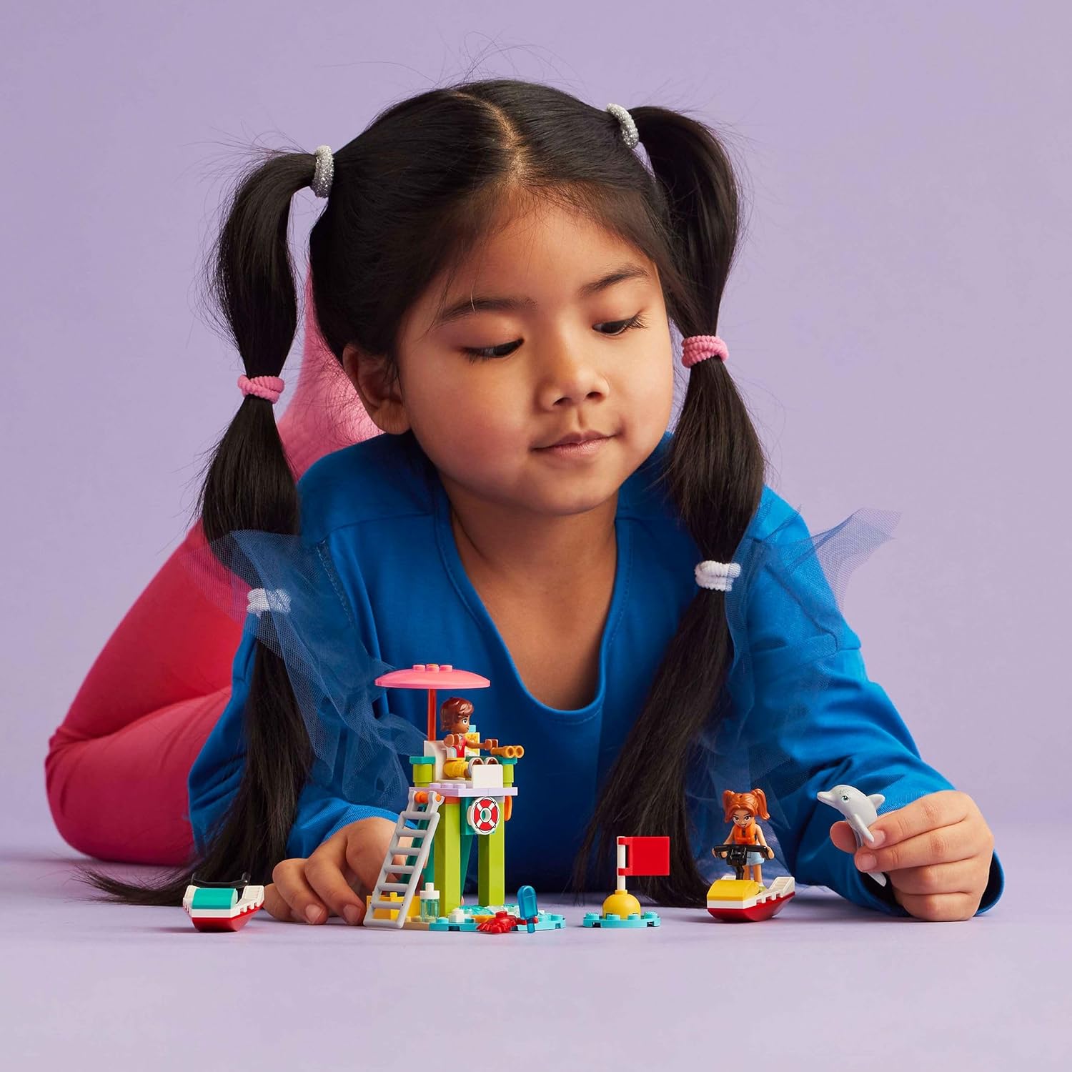 Lego: LEGO Friends Moto d’Acqua, Bagnino sulla Spiaggia di Heartlake City da Costruire
