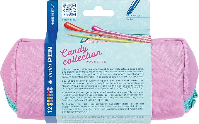Tratto PEN Candy Collection trousse 12 pz