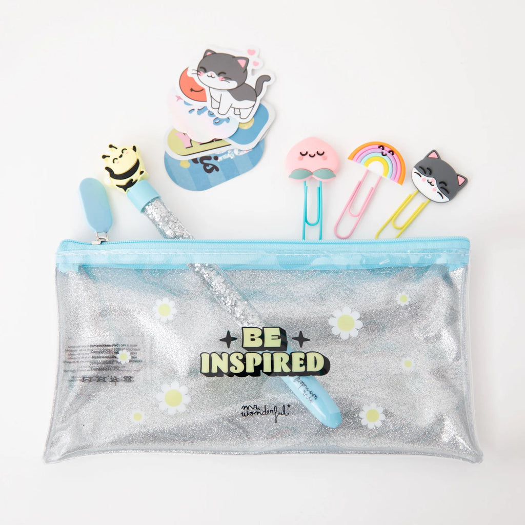 Mr. Wonderfull: Astuccio Penna - Clips - Adesivi - Be inspired