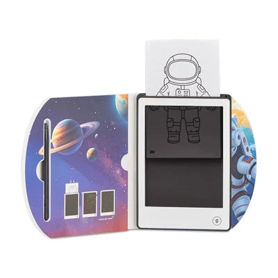 Seven Lavagnetta LCD A Libro Tema Spazio
