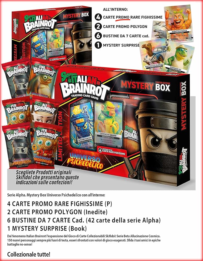 Skifidol Italian Brainrot Mystery Box Universo Psichedelico