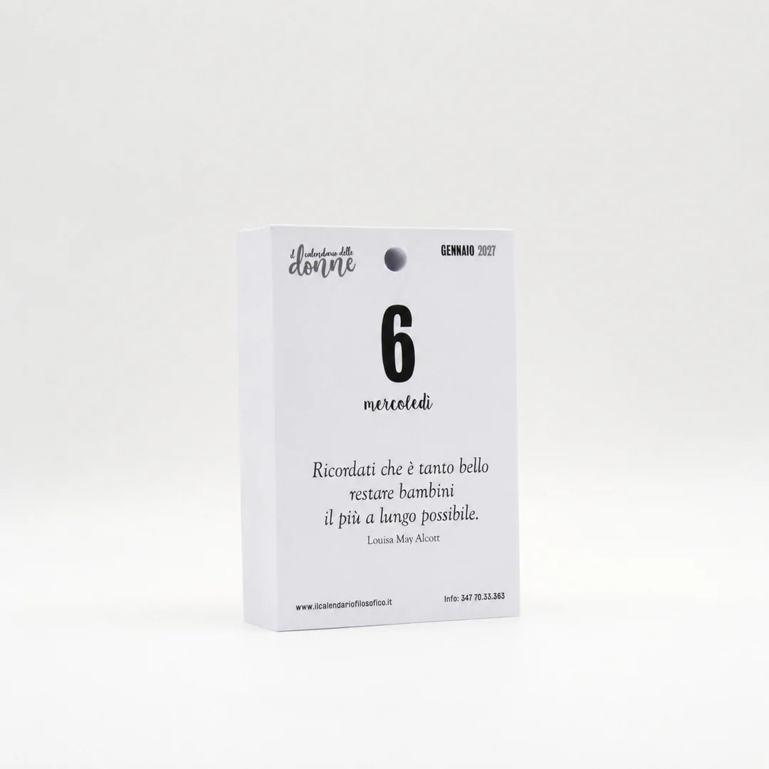 Calendario delle Donne 2027 – Solo Inserto A6 (10×14 cm)