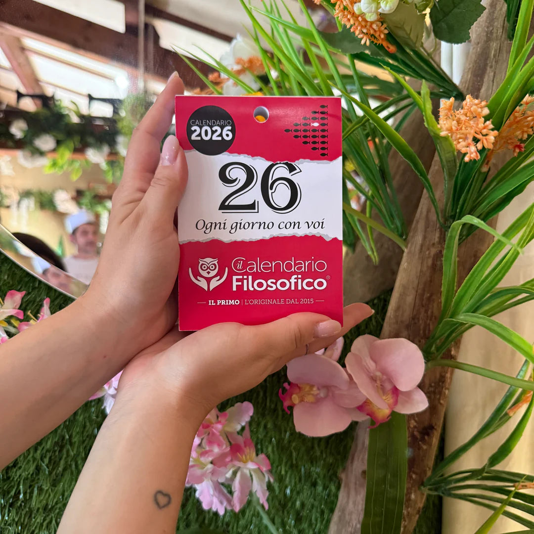 CALENDARIO FILOSOFICO 2026 - A6 PICCOLO 10 x 14 CM - INSERTO