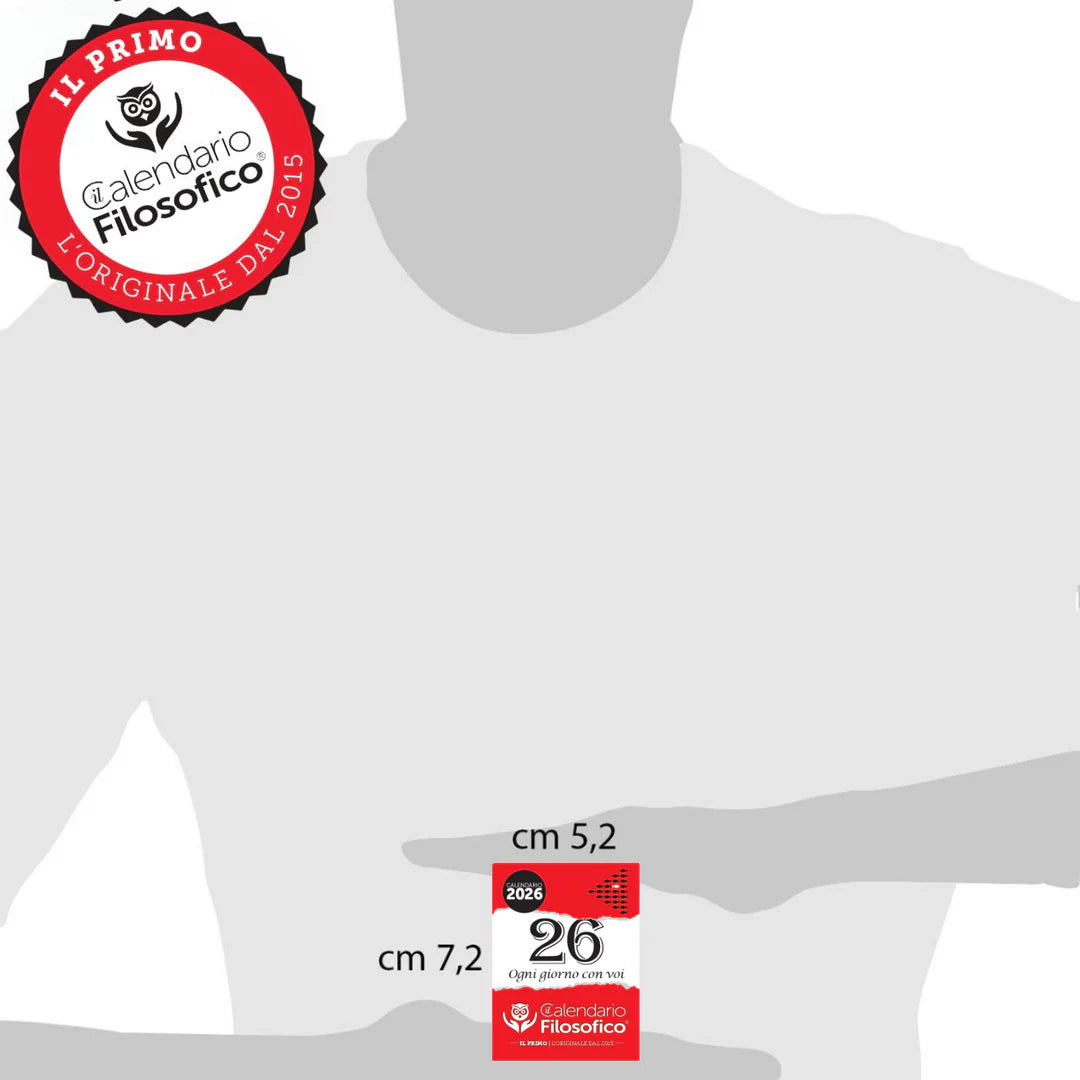 CALENDARIO FILOSOFICO 2026 - A8 MIGNON 5,2 x 7,2