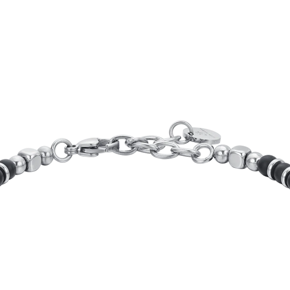 Luca Barra: bracciale uomo in acciaio "Papò sei la mia ancora"