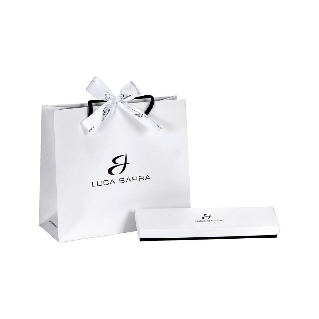 Luca Barra: Bracciale uomo in acciaio "Ti voglio bene papà"