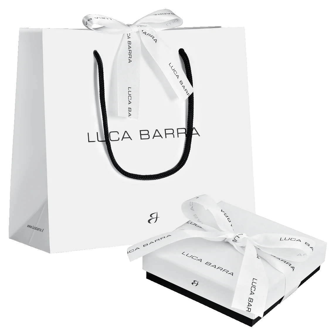 Luca Barra: bracciale Bracciale uomo in acciaio con nodo e zirconi neri