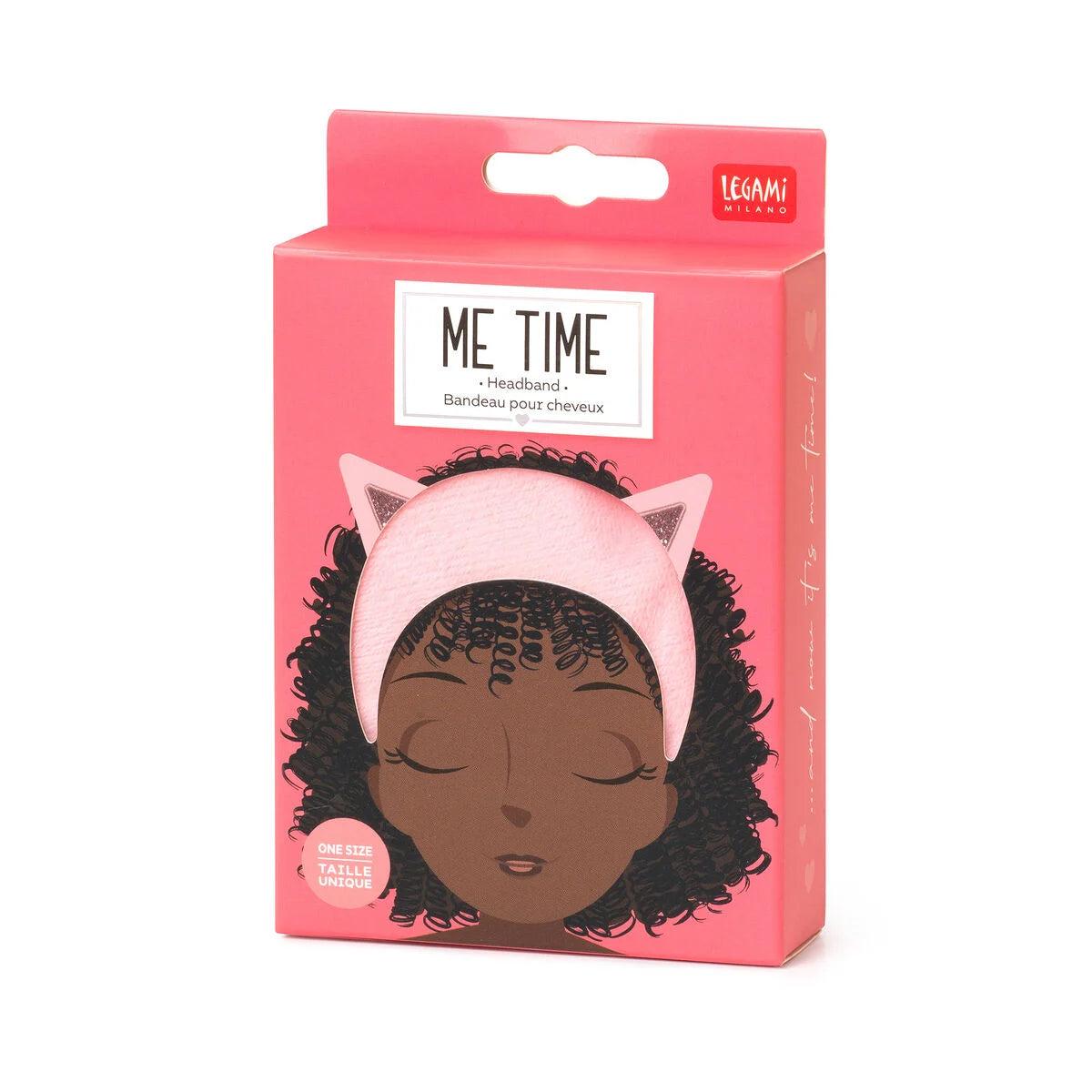Legami Me Time Kitty – Fascia per Capelli Morbida per Skincare e Make-up