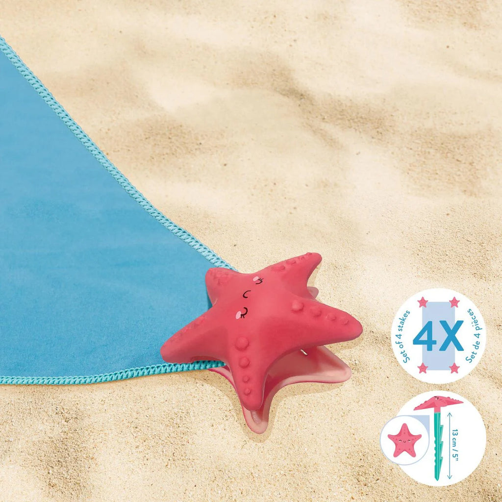 Set 4 Picchetti Ferma Telo Mare Legami – Starfish Beach Towel Stakes