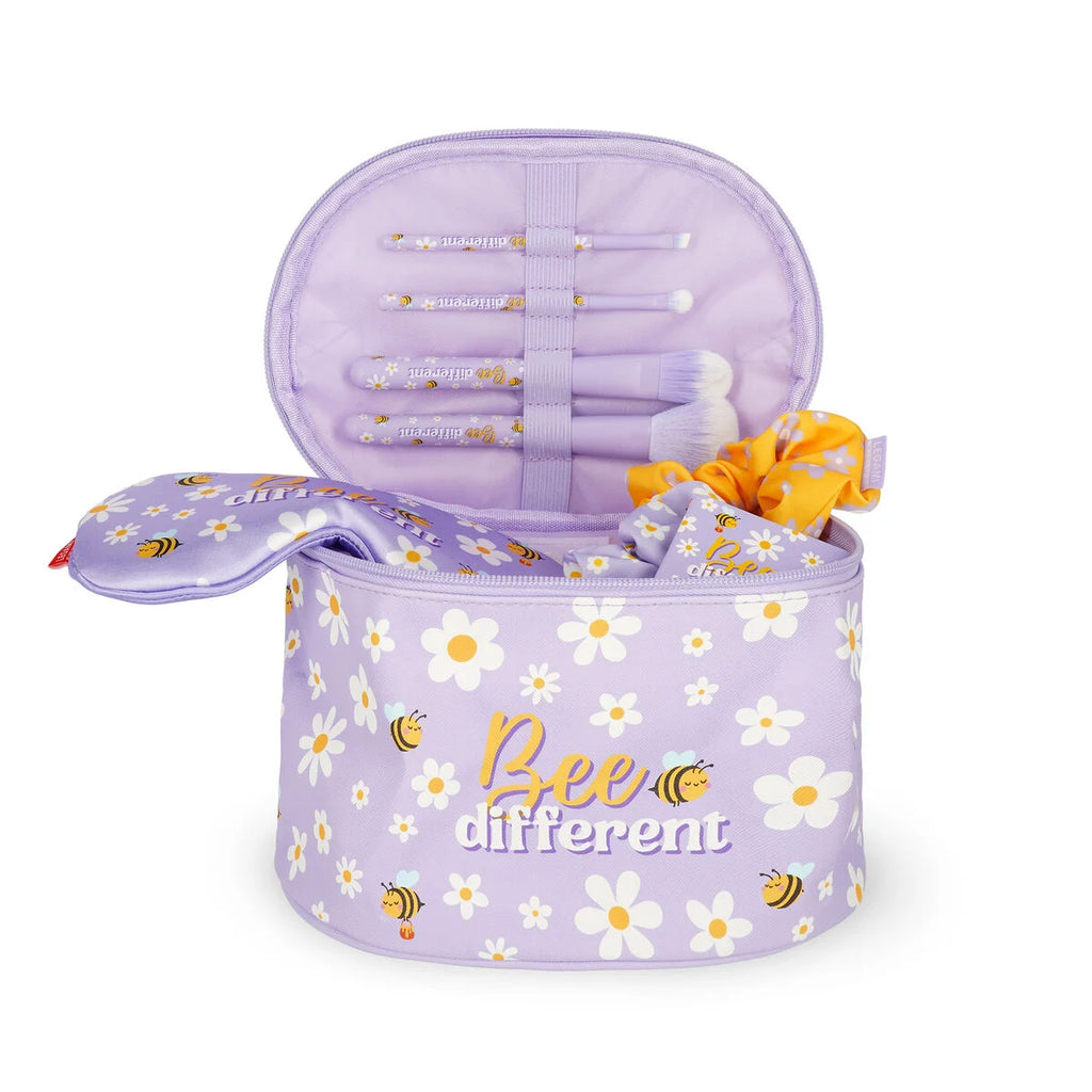 Legami Hello Beauty Bee – Beauty Case con Zip e Tasche Interne