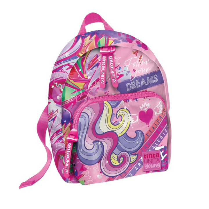 Mini Zainetto Unicorno – Tinta Unita Young | Asilo e Tempo Libero