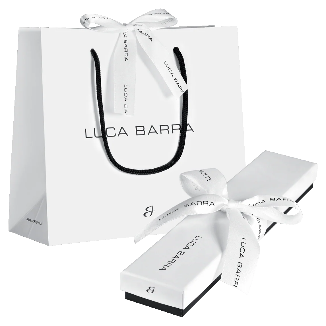 LUCA BARRA: bracciale donna in acciaio con infinito e punti luce