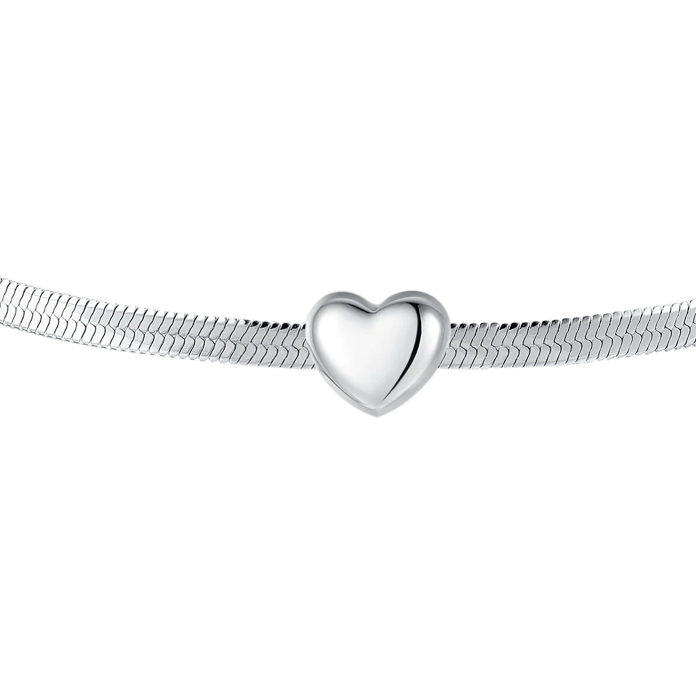 Luca Barra – Bracciale Donna in Acciaio con Cuore