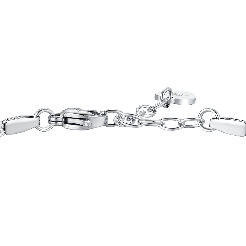 Luca Barra – Bracciale Donna in Acciaio con Cuore