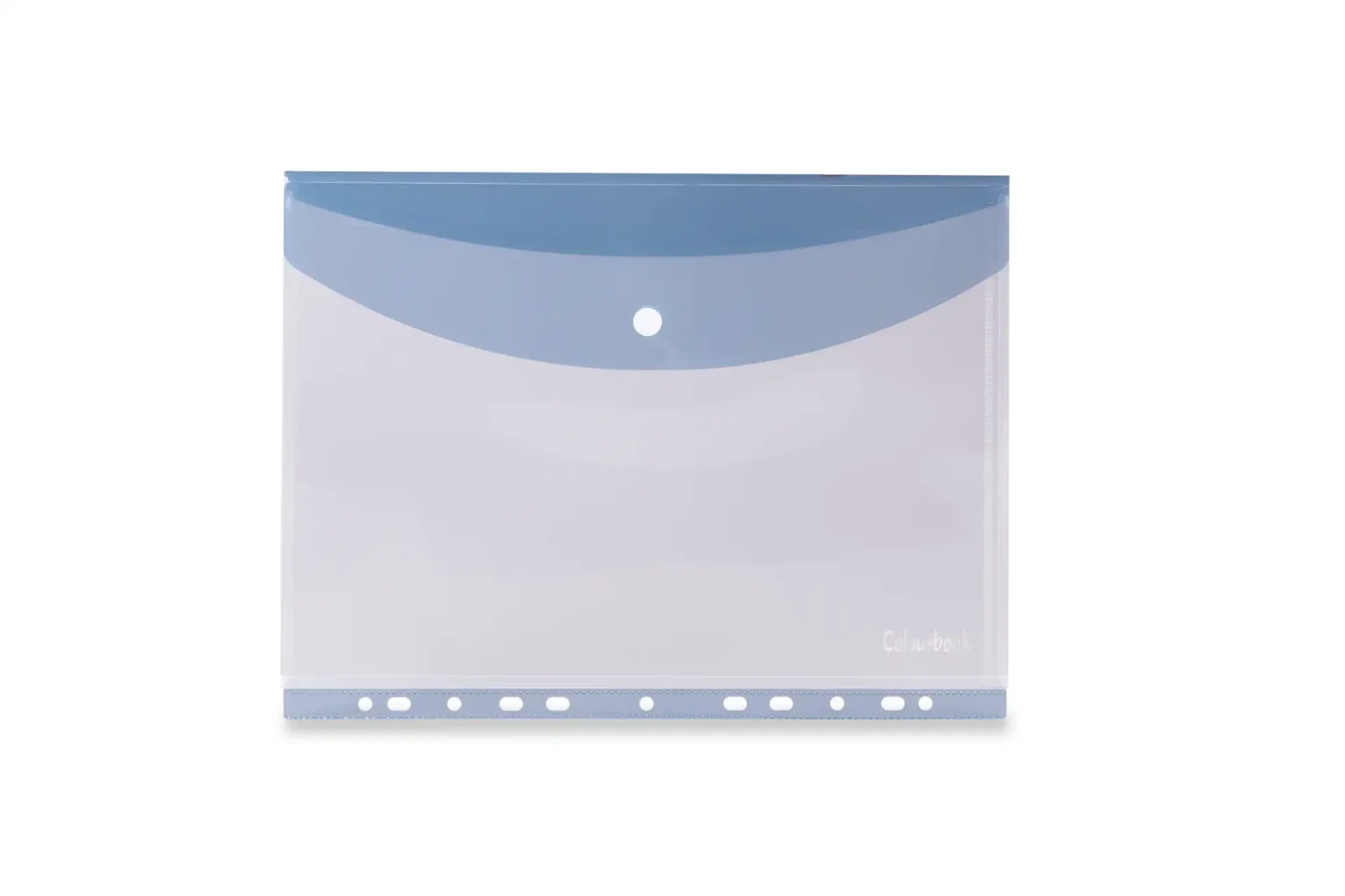 Porta documenti A4 con bottone orizzontale