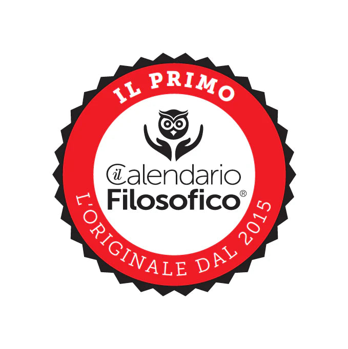 Calendario Filosofico 2027 con Alette A6 (10×14 cm) – Autoportante