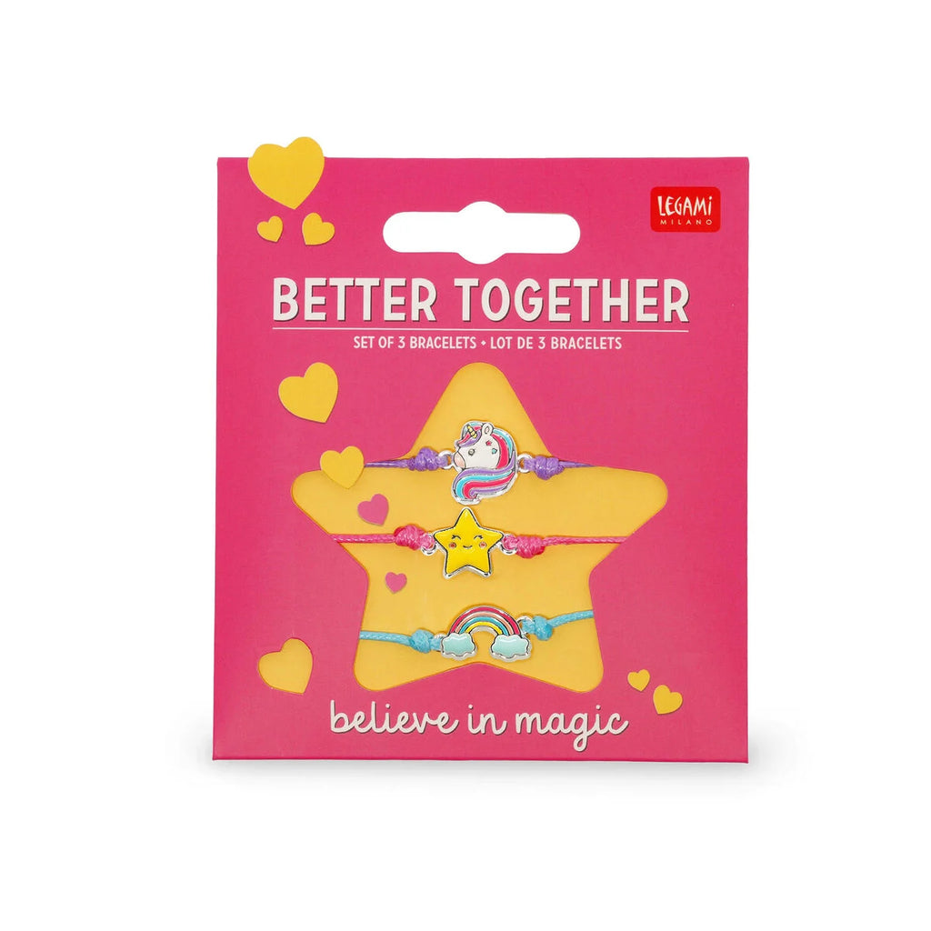 Set 3 Braccialetti Legami Better Together – Unicorno