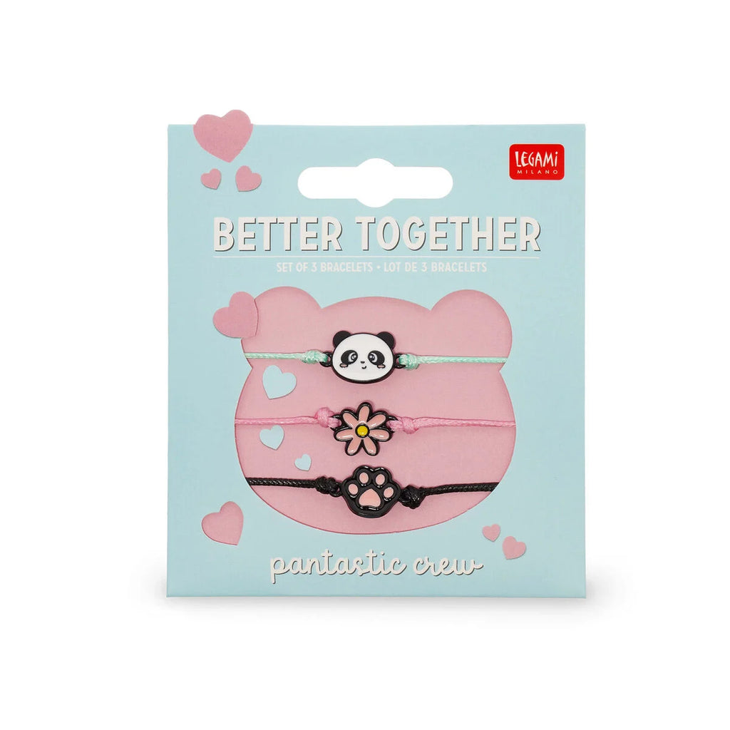 Set 3 Braccialetti Legami Better Together – Panda