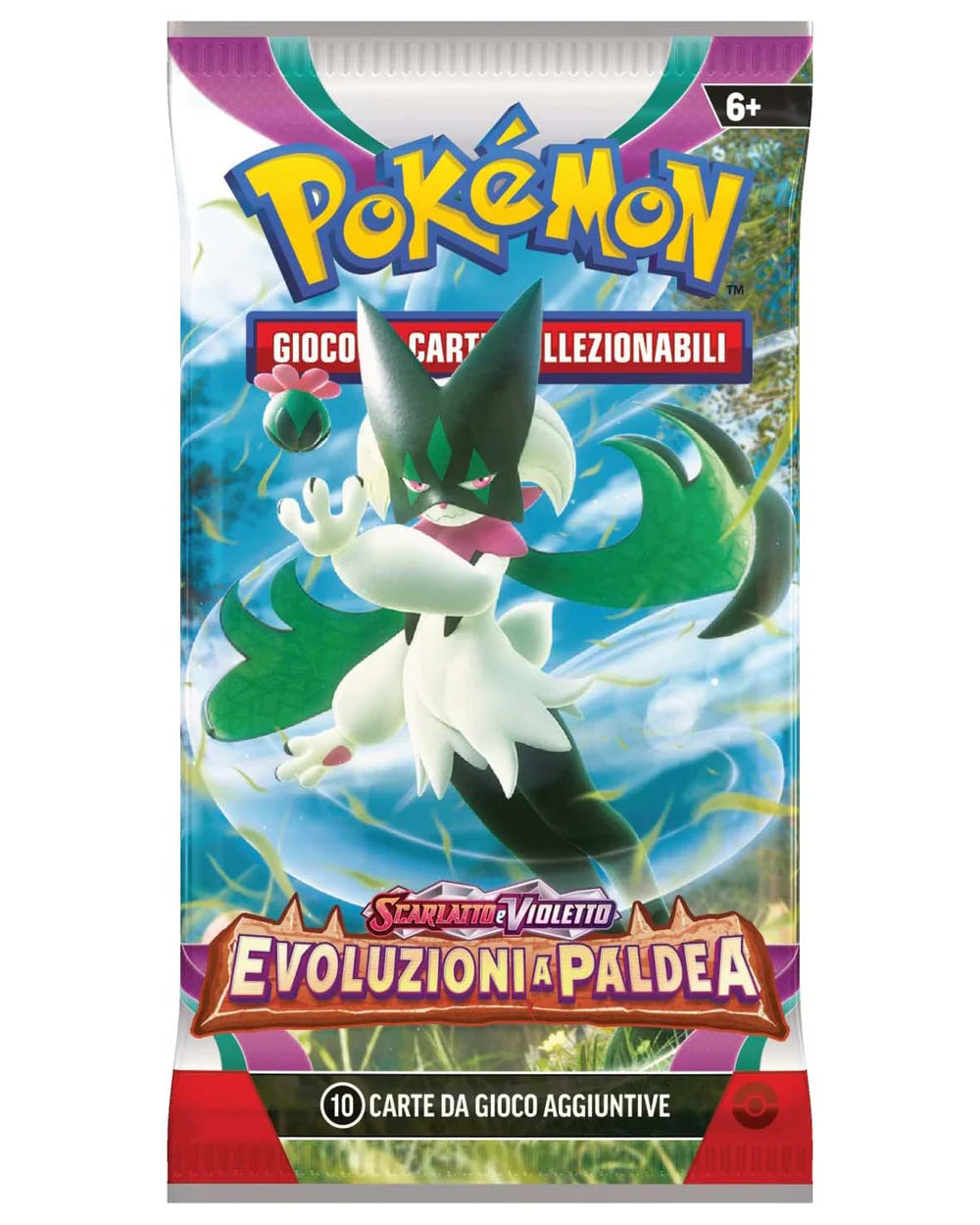 POKEMON: Bustina da 10 carte Scarlatto e Violetto - Evoluzione a Paldea