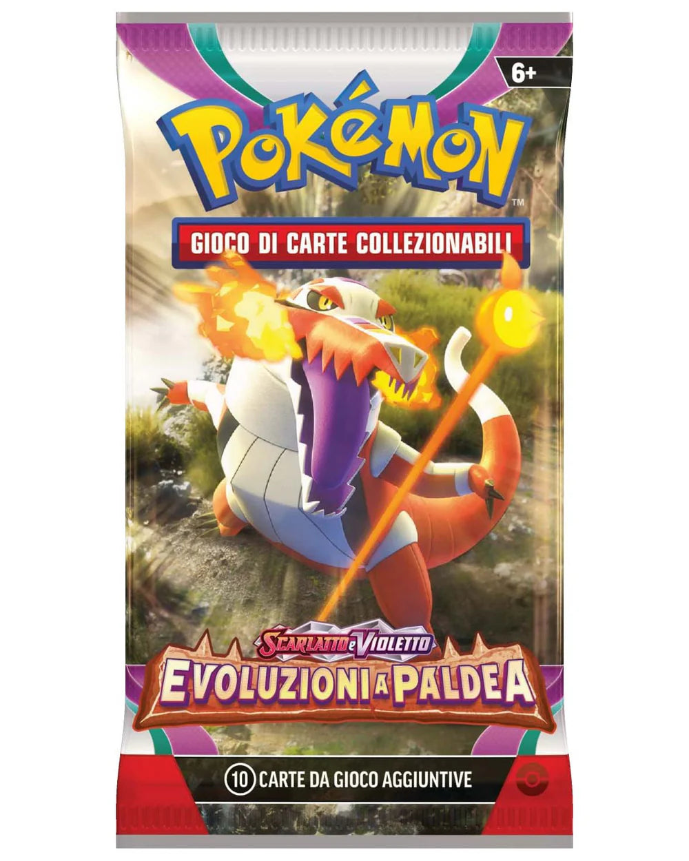 POKEMON: Bustina da 10 carte Scarlatto e Violetto - Evoluzione a Paldea