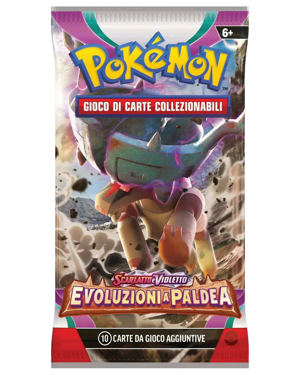 POKEMON: Bustina da 10 carte Scarlatto e Violetto - Evoluzione a Paldea