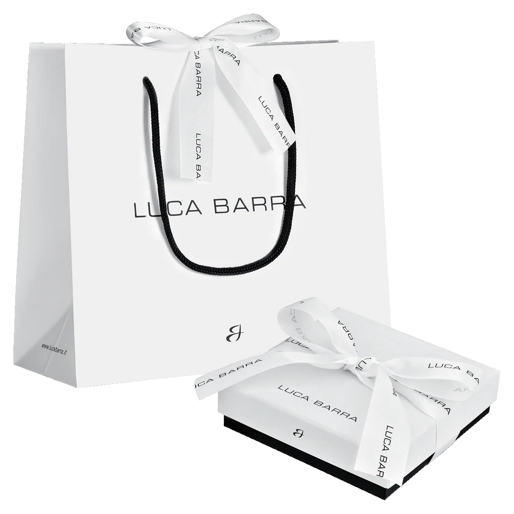 Collana Donna in Acciaio a Maglie di Cuori – Luca Barra
