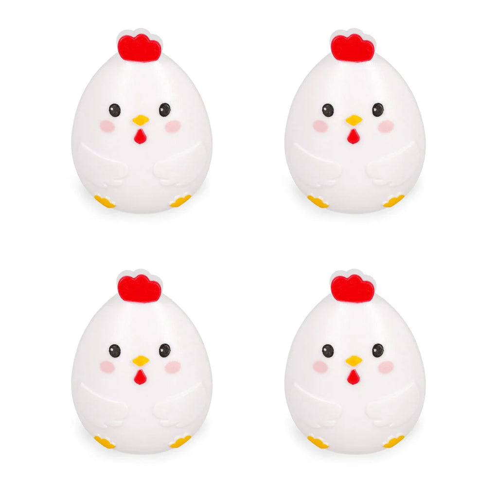 Legami: Set di 4 Clip Chiudi Pacco - Hen - Bag Clips