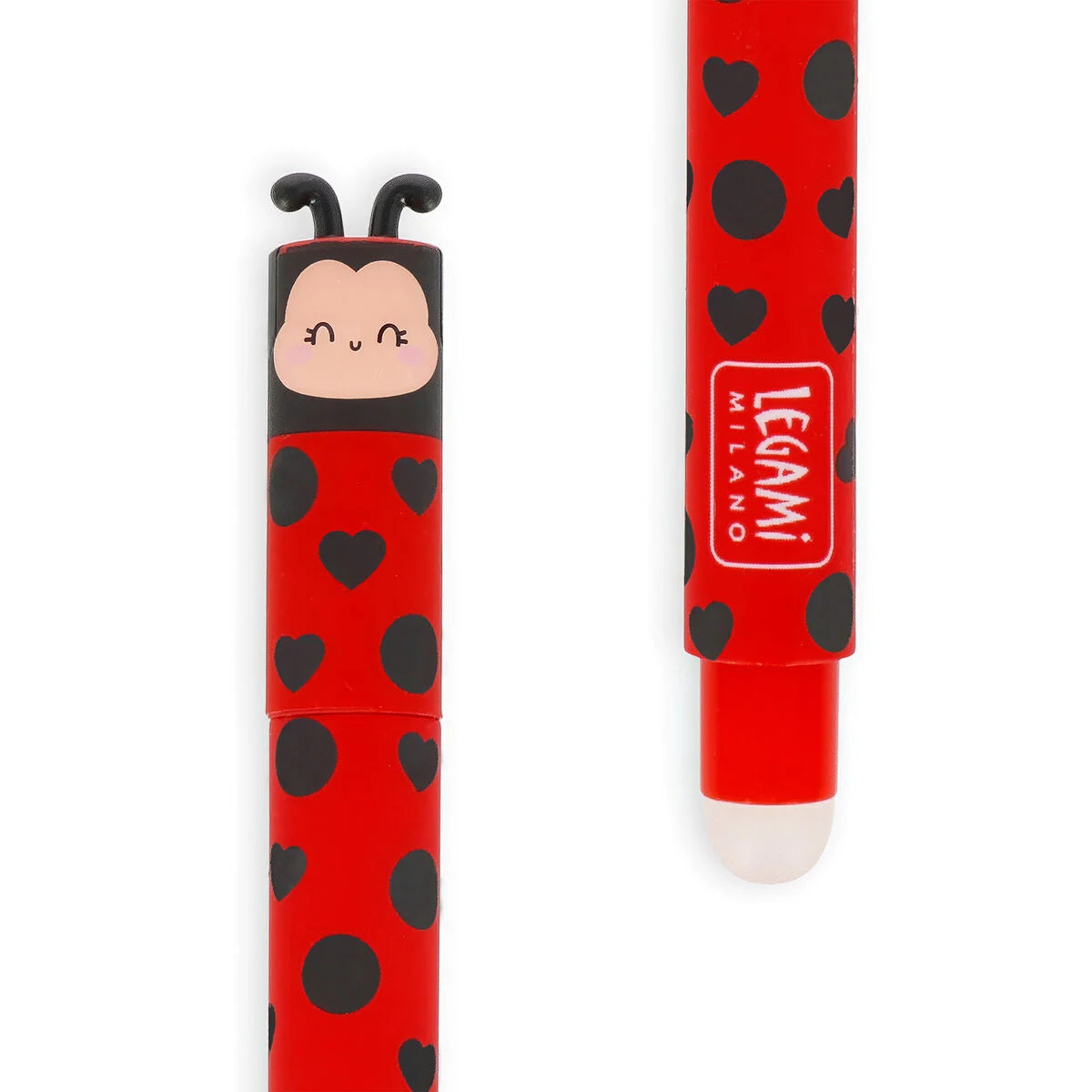 Legami: Penna Gel Cancellabile Ladybug "Get Lucky" - Erasable Pen