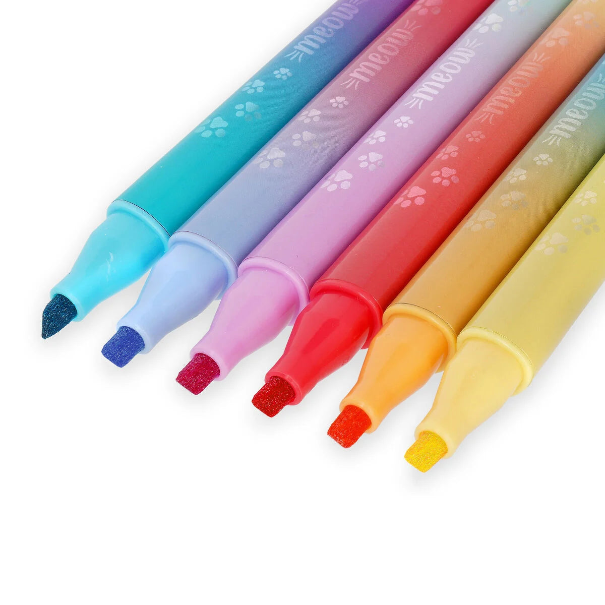Set 6 Pennarelli Doppia Punta Colori Sovrascrivibili Legami – Meow