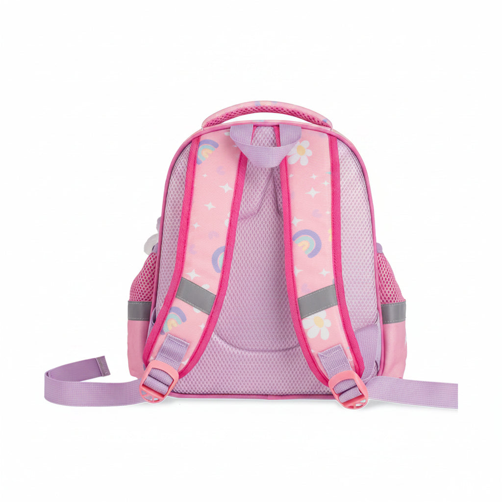 Zaino Asilo Colourbook 9L Alieno & Unicorno + Portachiavi Peluche Omaggio