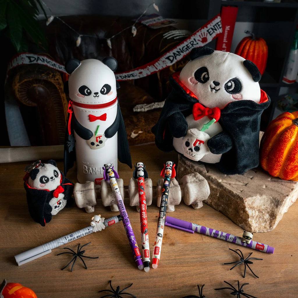 Legami Halloween Set 2 Penne Gel Lovely Friends Spooky Party – Gatto Mummia e Orsetto Fantasma