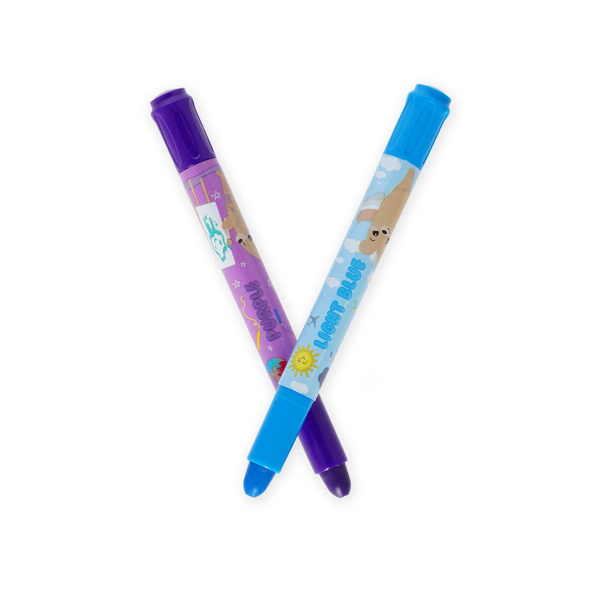Legami Pastelli a Cera Rotanti Teddy Friends – 12 Colori Lavabili