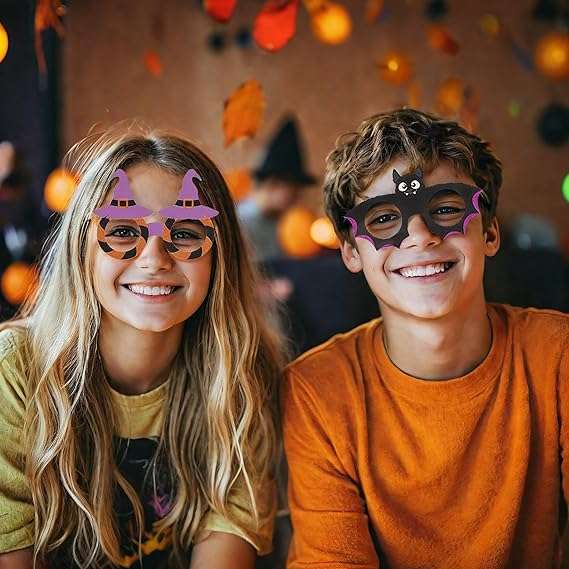 Legami - Set 8 Occhiali in Carta Halloween Party Eyeglasses