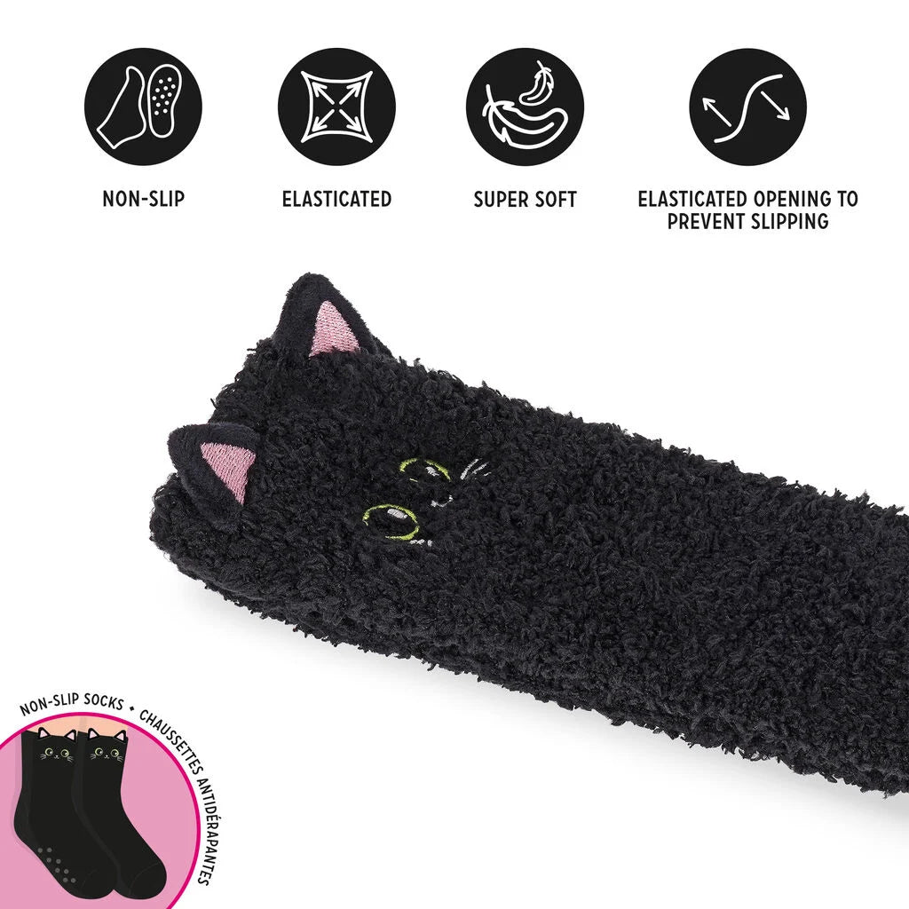 Legami - Calzini antiscivolo bambini Kitty Black 26–34 - It’s a Match!