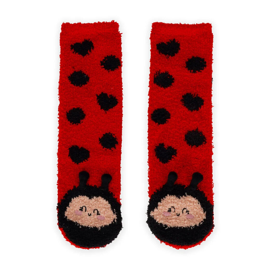Legami - Calzini Antiscivolo per Adulti Ladybug Coccinella 35–42 - It’s a Match!