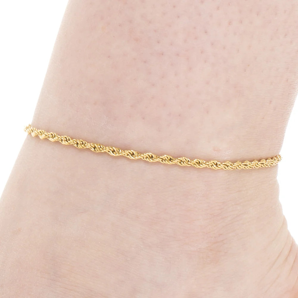 Cavigliera Donna in Acciaio IP Gold – Luca Barra