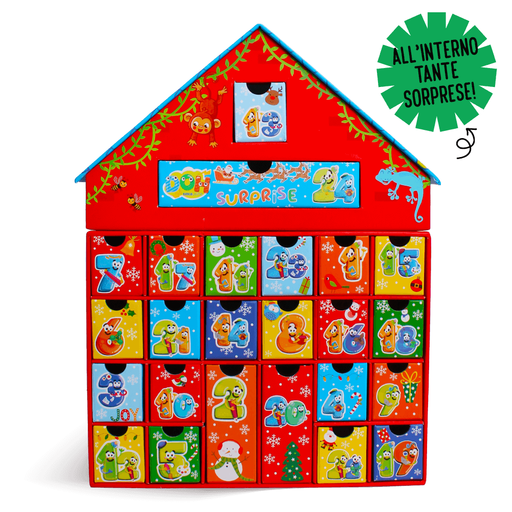 Calendario dell'avvento DOH di Tinta Unita